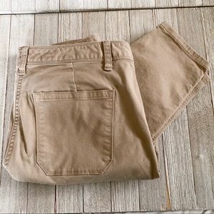 Khaki skinny jeans